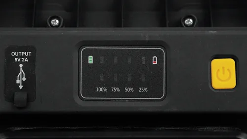 STEFFEN Akku Scheinwerfer Worklight 50 W - Betriebsart: Akkubetrieb - Dimmbar: dimmbar - Anwendungsbereich: Outdoor - Indoor - Lichtfarbe: Kaltweiss/Tageslichtweiss (KW) - Zusätzliche Ausstattung: Keine - Farbtemperatur Kelvin: 6500 K