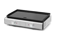 Riviera & Bar QPL1060 electric griddle Freestanding 2500 W Black, Stainless steel
