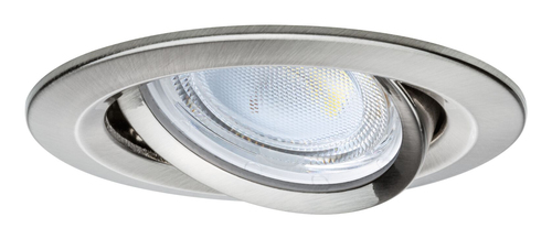 Paulmann Einbauleuchte LED Nova Coin Eisen gebürstet - Leuchten Kategorie: Einbauleuchte - Betriebsart: Netzbetrieb - Lampensockel: LED fest verbaut - Farbtemperatur Kelvin: 4000 K - Gesamtleistung: 2.8 W - Farbwiedergabeindex CRI: 80