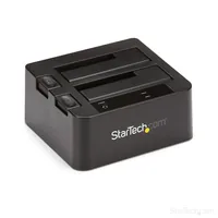 StarTech.com Dual-Bay USB 3.1 to SATA Hard Drive Docking Station, USB 3.1 (10 Gbps)