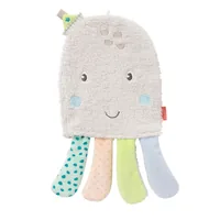 fehn Baby-Waschhandschuh Oktopus - Material: Baumwolle - Frottee - Polyester - Velour - Packungsgrösse: 1 Stück - Produkttyp: Waschhandschuh - Detailfarbe: Beige - Mehrfarbig