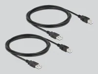 Delock USB-Switch 11493 - Anzahl Eingänge: 4 × - Steckertyp Seite A: USB-B Buchse - Anzahl Ausgänge: 1 × - Steckertyp Seite B: USB-A Buchse - Material: Kunststoff - Bedienungsart: Tasten
