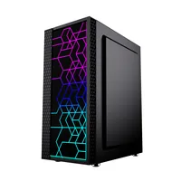 Gembird Fornax 2500 ARGB Gaming ATX computer case, Midi Tower, backlight, Black