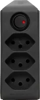 Brennenstuhl Abzweigstecker 3 x T13, 300° drehbar, Schwarz - Detailfarbe: Schwarz - Schalter: Ja - Steckdosenanzahl: 3 - Ausstattung: drehbar 300° - Leitungsschutzschalter - Kinderschutz: Nein