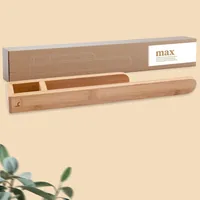 Hennez Handtuchhalter Max 39 cm, Natural - Befestigung: Kleben - Farbe: Natural - Material: Bambus