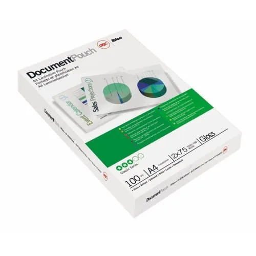 GBC Lamination Pouch A4 75 Micron
