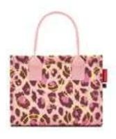 Reisenthel Tasche Daily Shopper XS Leo Blush - Breite: 27 cm - Detailfarbe: Rosa - Schwarz - Material: Polyester - Höhe: 21 cm - Länge: 14 cm