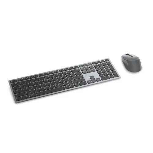 Dell Tastatur-Maus-Set KM7321W Multi-Device Wireless US-Layout - Maus Features: Umschaltbare DPI-Auflösung - Easy Switch - Scrollrad - Tastatur Typ: Standard - Business - Tastaturlayout: QWERTY (US-INT) - Tastatur Features: Hotkeys - Ziffernblock - Einste