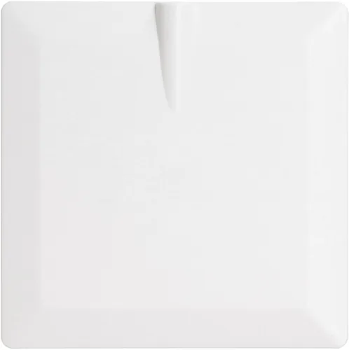 Max Hauri Steckdeckel im priamos Design, 130 x 130 mm, Kabelauslass - Befestigung Hausinstallation: Zentralschraube - Dosenprogramm: Steckdeckel
