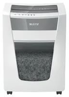 Leitz Bürogeräte Aktenvernichter IQ Office Pro, P-5+, bis zu 7 Blatt - Vernichtbare Aktentypen: Büroklammern - Papier - Schnittart: Microschnitt - Sicherheitsstufe: 5 - Schnittausgabe: 4 x 40 mm - Blattkapazität: 7 Seiten - Zufuhrautomatik: Nein