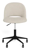 AC Design Drehstuhl Allan, Beige - Produkttyp: Bürostuhl - Material Bezug: Polyester - Armlehnen: Nein - Material Fuss: Metall - Rückenart: Polsterrücken - Rollenart: Hartbodenrollen