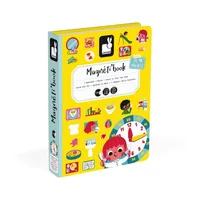 Janod Beschäftigungsspielzeug Magnetbuch Lerne die Uhr - Altersempfehlung ab: 3 Jahren - Material: Pappe - Eigenschaften: Keine Eigenschaft - Zertifikate: FSC - Detailfarbe: Gelb