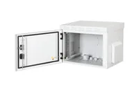Digitus DN-19 07U-I-OD rack cabinet 7U Wall mounted rack Light grey