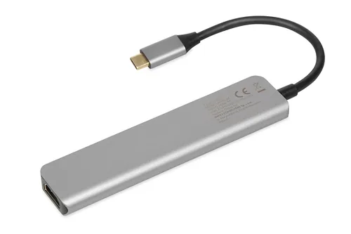 iBox IUH3SL4K interface hub USB Type-C 5000 Mbit/s Silver
