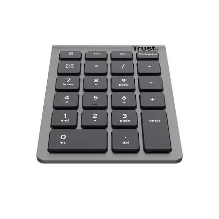 Trust Xalas tastierino numerico Laptop/PC RF Wireless Argento