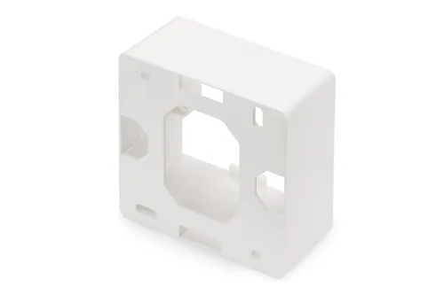 Digitus Surface Mountbox 80x80 mm for Keystone Walloutlet, German Type