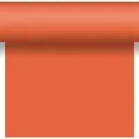 Duni Tischdecke Tête-à-Tête 40 cm x 2400 cm, Orange - Material: Dunciel - Produktart: Tischdecke - Motiv: Ohne Motiv - Detailfarbe: Orange - Breite: 40 cm - Länge: 2400 cm