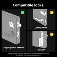 SwitchBot Smart Lock Pro elektronisches Türschloss schwarz