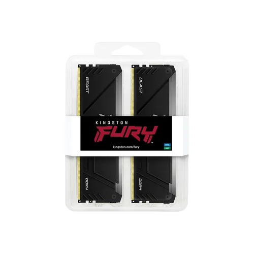 Kingston RAM FURY Beast RGB - 32 GB (2 x 16 GB Kit) - DDR4 3600 DIMM CL18