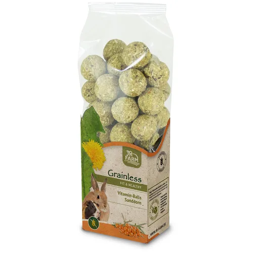 JR Farm Snack Vitamin-Balls Sanddorn Grainless, 150 g - Nagetierart: alle Kleinnagetiere - Zwergkaninchen - Verpackungsgrösse: 150 g - Tierart: Nager