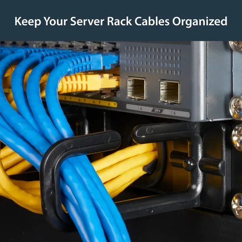 SERVER RACK CABLE MNMGT. 1HE 482.6X102X44.5MM