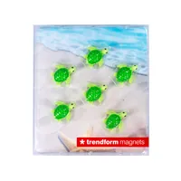 Trendform Haftmagnet Baby turtle, 5er Set, Grün - Detailfarbe: Grün - Haftkraft: Keine Angaben
