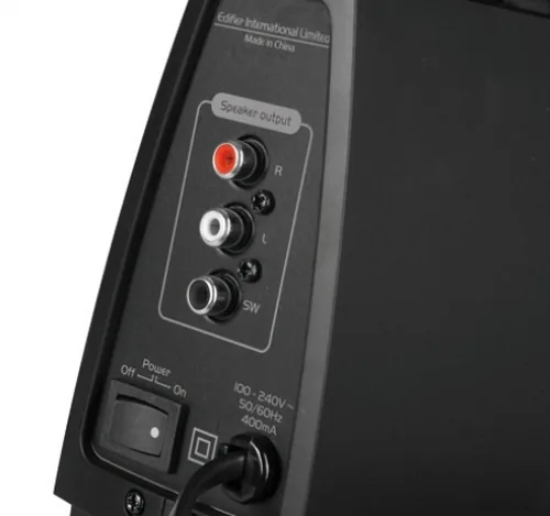 Edifier C2XD speaker set 53 W PC Black 2.1 channels 2-way 18 W
