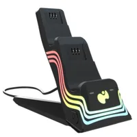 PDP Ladestation Afterglow Wave Dual Charge - Schnittstellen: Bluetooth - Detailfarbe: Schwarz - Plattform: Xbox One - Xbox Series X - Xbox Series S
