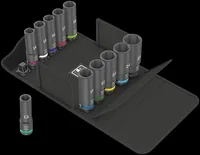 Wera 05004841001 impact socket Impact socket set Black