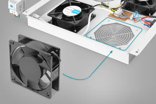 Digitus DN-19 FAN Computerkühlsystem Computergehäuse Ventilator Schwarz