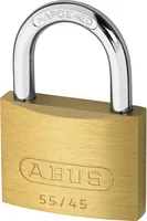 Abus Vorhängeschloss 55/45 Gold Messing - Schlossart: Schlüssel - Set: Nein - Aussenanwendung: Ja