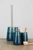 Wenko Toilettenbürste Pottery Petrol - Art: Toilettenbürsten-Set - Detailfarbe: Petrol - Detailmaterial: Keramik - Grundmaterial: Keramik