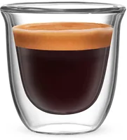 Bialetti Espresso Becher Firenze 80 ml, 1 Stück, Transparent - Material: Borosilikatglas - Tassen Typ: Espresso Becher - Ausstattung: Keine weitere Ausstattung - Detailfarbe: Transparent - Verpackungseinheit: 1 Stück - Volumen: 80 ml