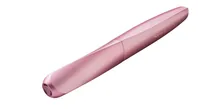 Pelikan Füllfederhalter Twist Metallic Medium (M), Rosa - Strichstärke: Medium (M) - Set: Nein - Bedienungsseite Stift: Universal - Ergnonomisch Schreiben: Ja - Anwender: Jugendliche - Kinder - Schüler - Schriftfarbe: Königsblau
