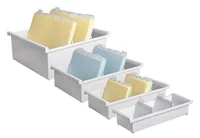 HAN Karteibox A7 Quer, 1300 Karten, Grau - Medienformat: A7 - Material: Polystyrol (PS) - Detailfarbe: Grau
