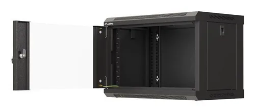 LANBERG 19"" 6U 540x350 Wandgehäuse Glastür FlatPack sw