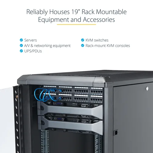12U 36IN SERVER RACK CABINET .