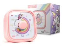 PiepEi Küchentimer Rainbow Ride, Hellrosa - Funktionen: Alarm - Materialtyp: Kunststoff - Material: Kunststoff - Detailfarbe: Pink - Displaytyp: Analog