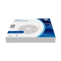 MediaRange CD-Tasche Papier - Produkttyp: CD-Tasche - Medientyp: DVD - CD - Nutzinhalt Gesamt: 1 Stück - Ausstattung: Sichtfenster - Verpackungseinheit: 50 Stück