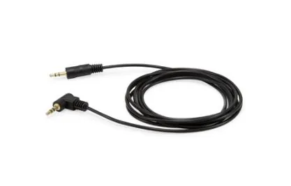 Equip Audiokabel 3.5mm abgew. StSt 2.50m schwarz Polybeutel