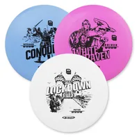 Schildkröt Funsports Guru Disc Golf Starter Set 3-teilig - Detailfarbe: Blau - Rosa - Weiss - Nachhaltigkeit: Nicht angegeben - Altersempfehlung ab: 6 Jahren