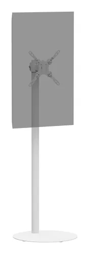 Multibrackets M Pro Series - Single Pole Floorbase 2 White