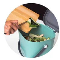 Rotho Recyclingbehälter Albula 6 l, Lime Grün - Material: Recycling Kunststoff - Fassungsvermögen: 6 l - Anzahl Behälter: 1 - Detailfarbe: Hellgrün - Form: Rund