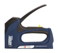 Rapid Handtacker  ALU953 Dual - Heftklammerlänge min.: 6 mm - Heftklammerlänge max.: 14 mm - Produktkategorie: Hand-Tacker - Für Material: Stoff - Leder - Textil - Holz - Befestiger Typ: Klammern & Nägel - Heftklammertyp: Typ 53