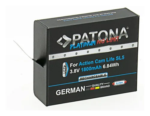 Patona Videokamera-Akku Life SL5 - Kompatible Hersteller: Patona - Kapazität Wattstunden: 6.84 Wh