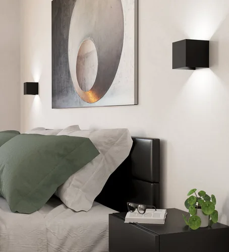 EGLO Leuchten Wand-/Deckenleuchte VALMONTONE Schwarz LED 2 x 1.5W 3000K - Leuchten Kategorie: Wandleuchte - Betriebsart: Netzbetrieb - Lampensockel: LED fest verbaut - Farbtemperatur Kelvin: 3000 K - Dimmbar: nicht dimmbar - Farbwiedergabeindex CRI: 0