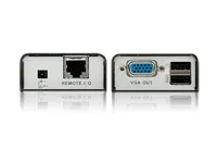 Aten KVM-Extender CE100 - Weitere Anschlüsse: USB - Set: Ja - Reichweite: 100 m - Extender Typ: Cat-Extender - Videoanschlüsse: VGA - Einsatzzweck Extender: KVM