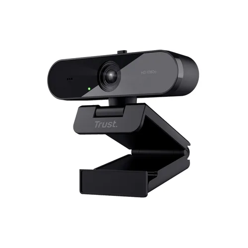 Trust Webcam TW-200 Full HD - Eingebautes Mikrofon: Ja - Schnittstellen: Type-A USB 2.0 - Webcam Auflösung: 1920 x 1080 (Full HD)