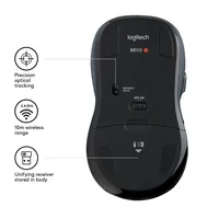 Logitech M510 mouse Right-hand RF Wireless Laser 1000 DPI
