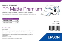 PP MATTE LABEL PREMIUM DIE-CUT ROLL 105MM X 152MM 185 LABELS